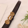Brass Deco Shell Belt