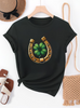 Double Your Luck Tee: Black