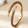 Glitter Pencil Bracelet: Bronze