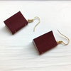 Tiny Book Earrings