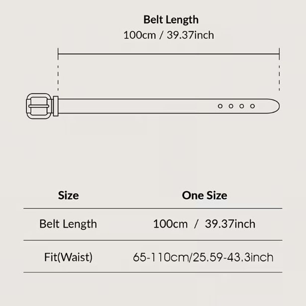 Black Stretch Rattan Buckle Belt