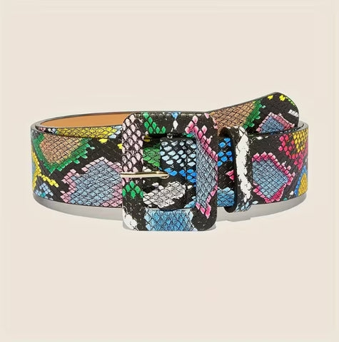 Heart Shape Western Belt: Cinnamon