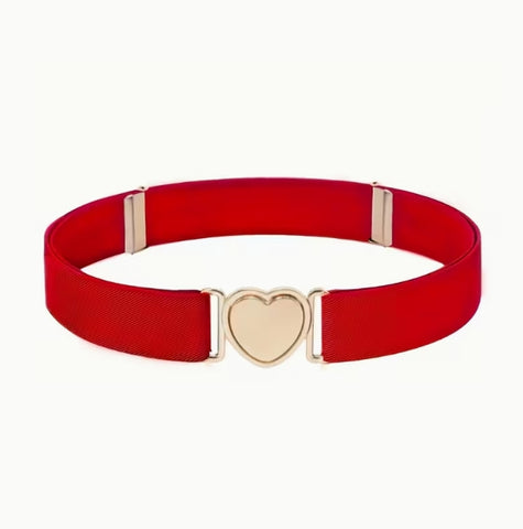 Heart Shape Western Belt: Cinnamon