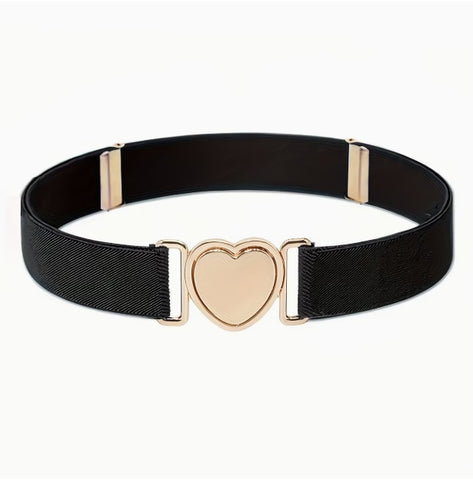 Heart Shape Western Belt: Cinnamon