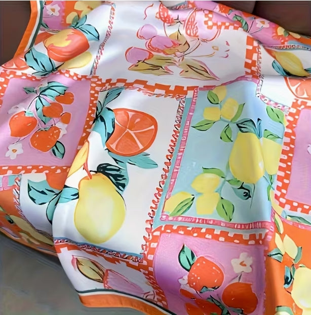Vintage Fruits Scarf
