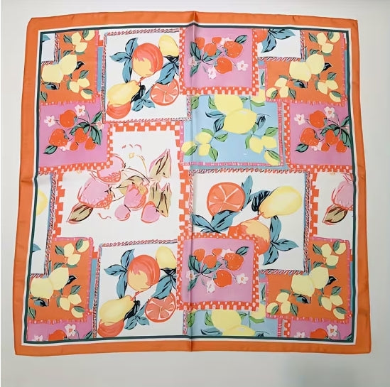 Vintage Fruits Scarf