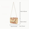 Cherry Straw Crossbody Purse