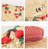 Cherry Straw Crossbody Purse