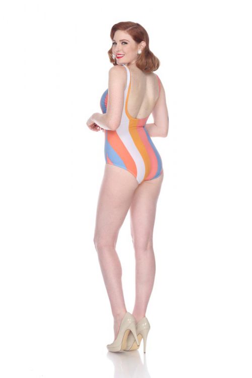 Sherbert Stripes Swimsuit