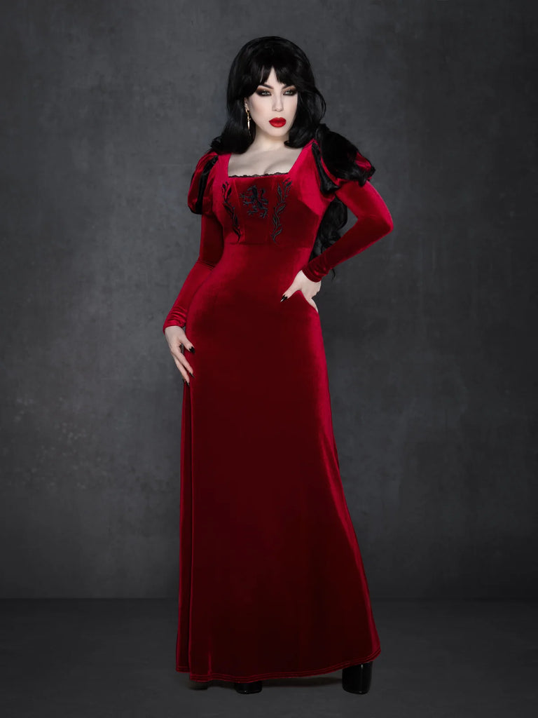 Howling Dress: Burgundy