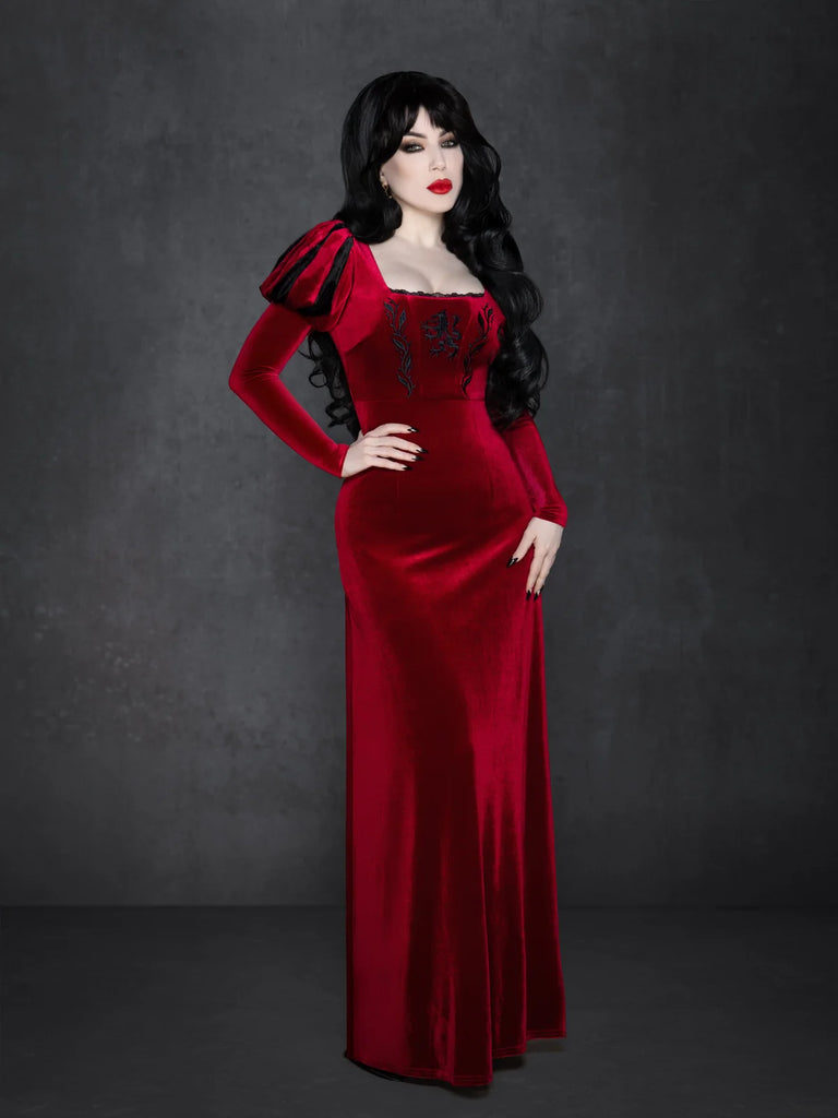 Howling Dress: Burgundy
