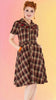 Plaid Western Swing Dress