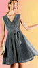 Rhodium Sparkle Swing Dress