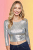 Metallic Layering Top: Top