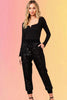 Black Sequin Jogging Pants