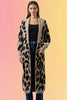 City Cat Leopard Duster Cardigan