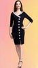 Cute As a Button Wiggle Dress