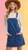 Denim Overall Mini Dress