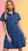 Tiers of Joy Denim Dress