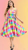 Rainbow Plaid Jubilee Dress