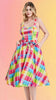 Rainbow Plaid Jubilee Dress