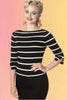 First Mate Boatneck Knit Top