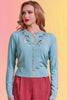 Cheery Cherry Sky Blue Cardigan