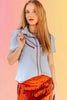 Soft Light Denim Western Shirt