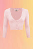 Blush Cropped Cardigan