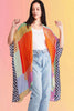Rainbow Patchwork Kimono