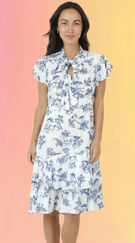 Crete Sweet Floral Mini Dress