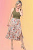 Western Cactus Ruffle Skirt