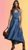 Western Belted Denim Dress