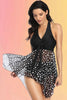 Polka Dots Two Piece Swim Dress