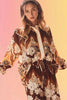 Andalucian Retro Print Blouse