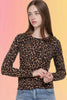 Leopard Print Long Sleeve Cardigan
