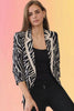 Zebra Printed Blazer