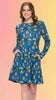 Colourful Kitties Tunic Sweater Dress