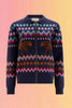 Circus Tiger Knitted Bomber Jacket