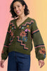 Geometric Toucans Cardigan