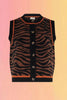 Knit Tiger Cardi-Vest