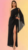 Luxe One Shoulder Slit Maxi Dress