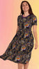 Books and Cats Midi Dress