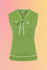 Ahoy Anchors Knit Top: Moss