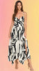 Abstract Attraction Maxi Dress