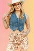 Vintage Western Denim Shorts