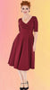 Claret Crossbody Cutie Dress