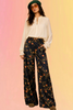 Pumpkin Blossom Wide Leg Pants
