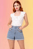 Strawberry Denim Shorts