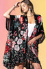 Red Flower Garden Kimono